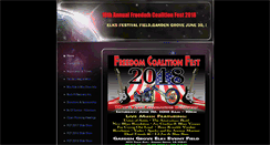 Desktop Screenshot of freedomcoalitionfest.com